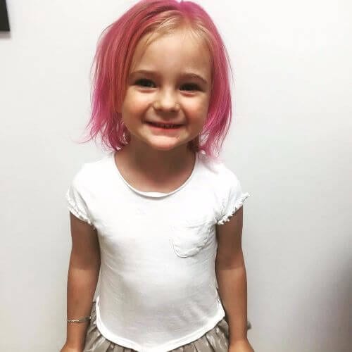 pink hair for little girls