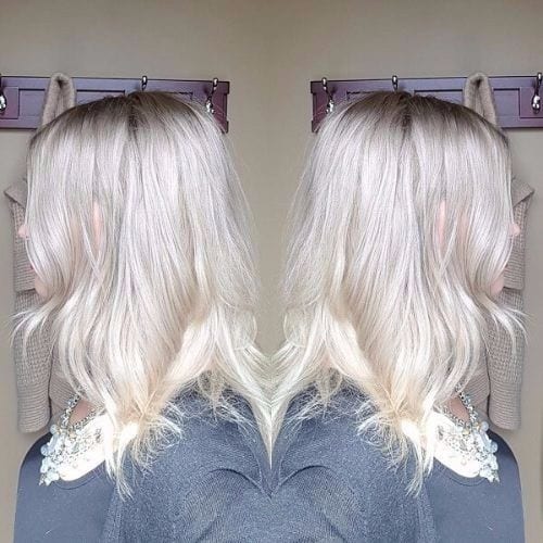 Silver Ash Blonde Hair