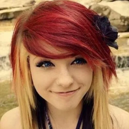 cute long emo hairstyles for girls