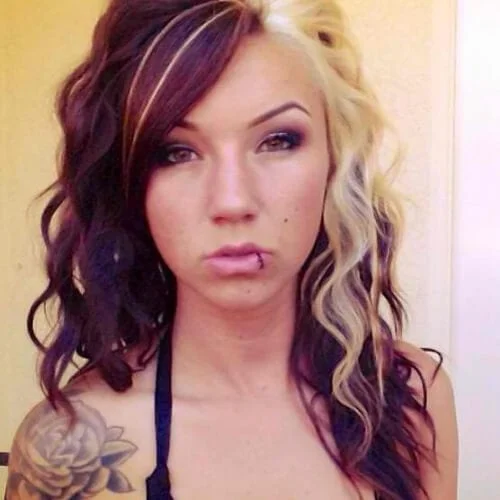 blonde burgundy