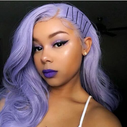  lavender sew in hairstyles