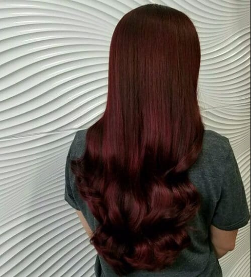 refined auburn hair color