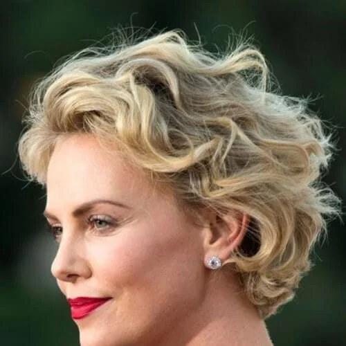 charlize theron layered haircuts