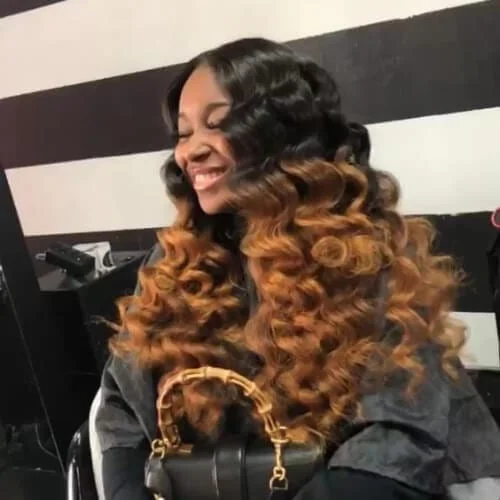 ombre weave hairstyles