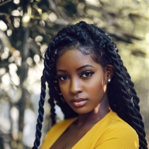twists weave hairstyles