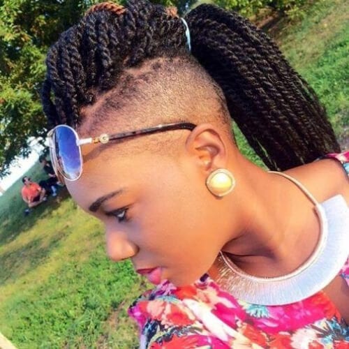 undershave kinky twist hairstyles