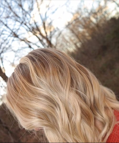 autumn blonde balayage