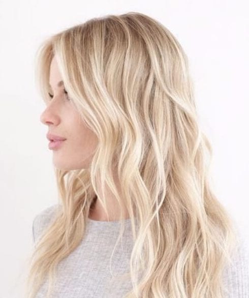 sunlight blonde balayage