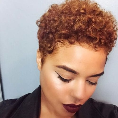 afro short hairstyles for thick hair