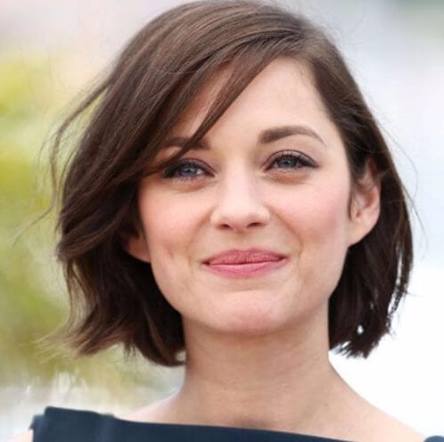 marion cotillard short hairstyles for thick hair
