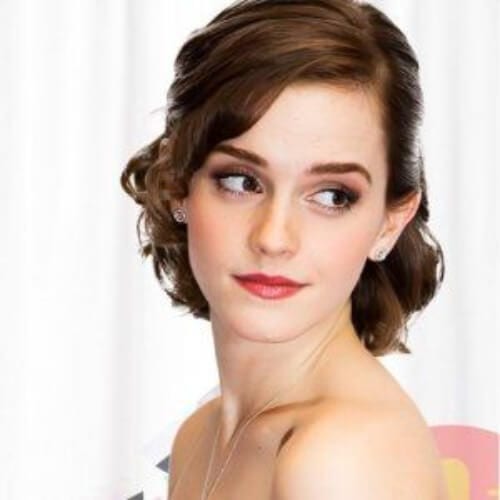 emma watson prom hairstyles for short hair