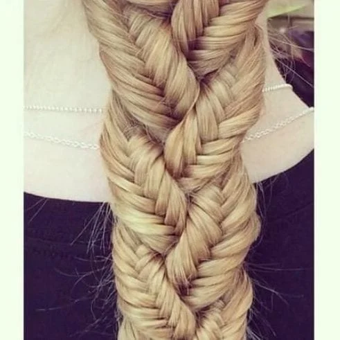 Theee French braids braided braid hairstyles for long hair