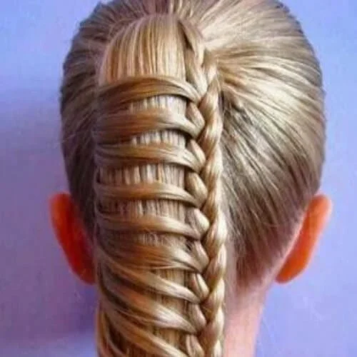 creative braid hairstyle