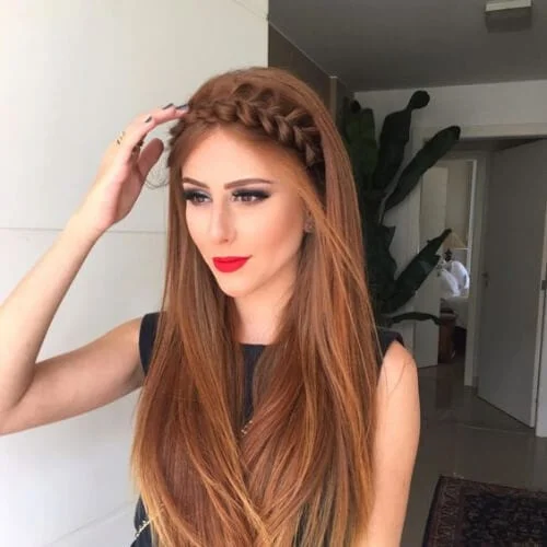 crown braid hairstyles for long hair