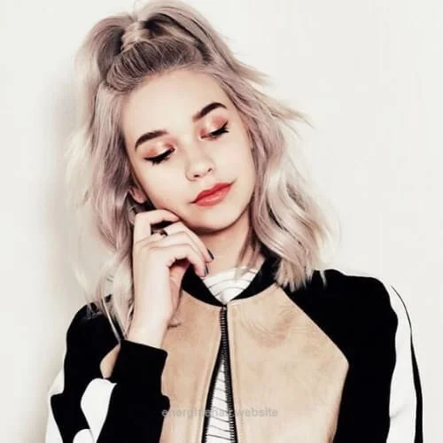 dusty lilac hairstyles