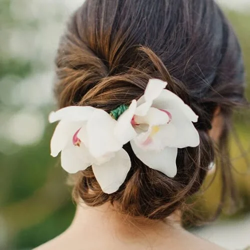 floral cool hairstyles for girls