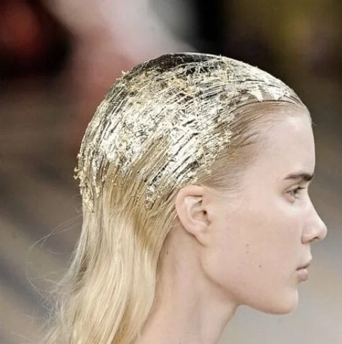gold leaf blonde hairstyles