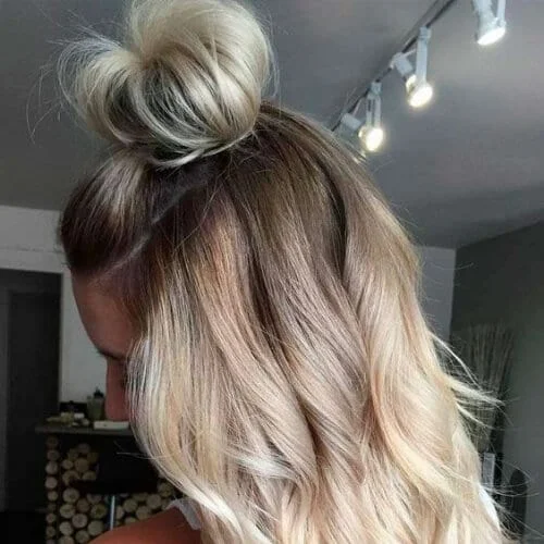 half up half down styles