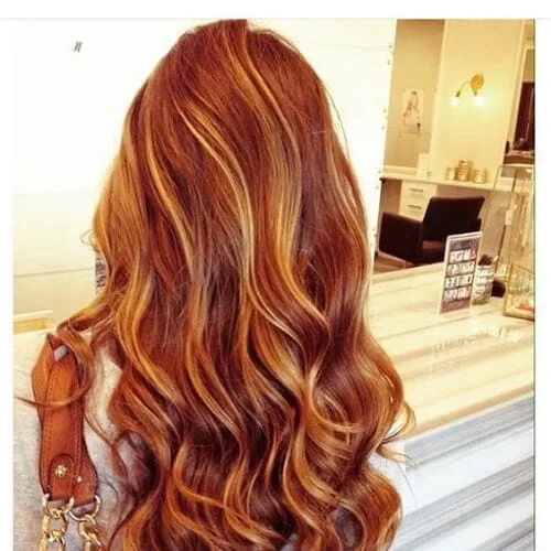 honey on red high highlights and lowlights