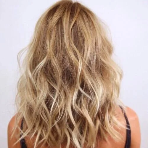 iceberg on honey blonde high highlights and lowlights
