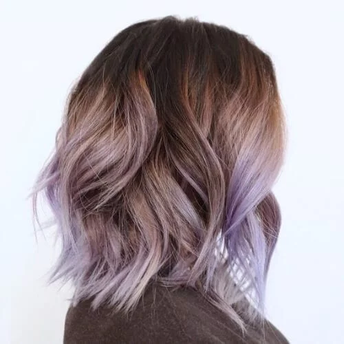 iris short hair with highlights