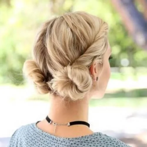 low space buns styles