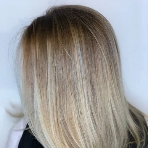 noisette blonde low highlights and lowlights