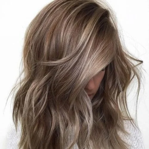 platinum on brown low highlights and lowlights