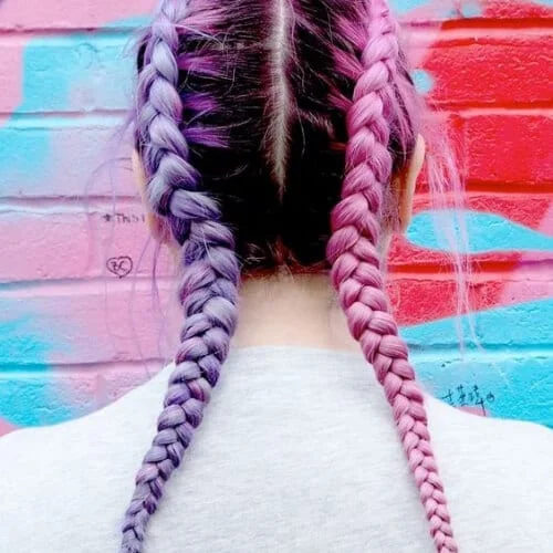 two tone boxer braids braid hairstyles for long hair
