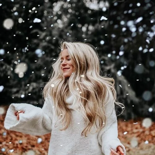 winter blonde hairstyles