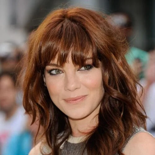 Michelle Monaghan chestnut hair color