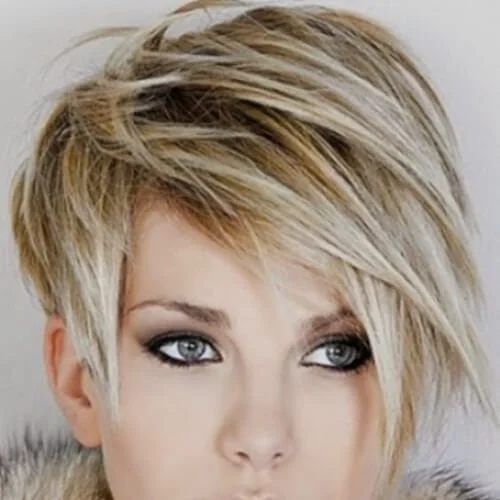 blonde pixie cut short haircuts for fine hair