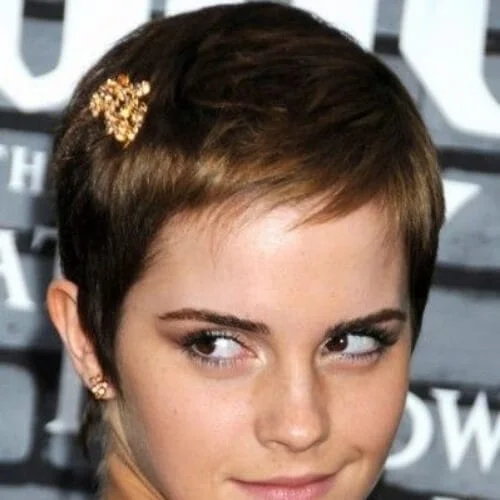 emma watson short haircuts for fine hair