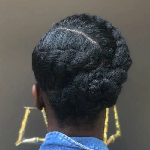 Cool connected braided hair