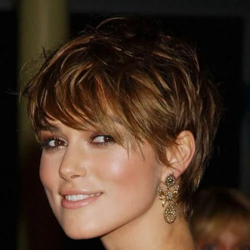 keira knightley short haircuts for fine hair