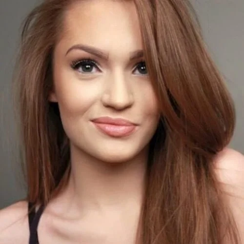 layers chestnut hair color