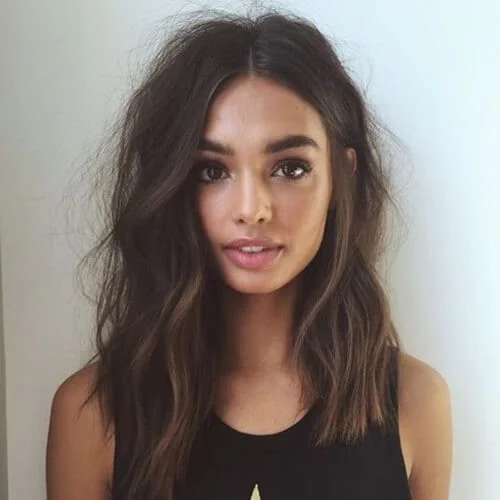 lob haircuts for thick hair