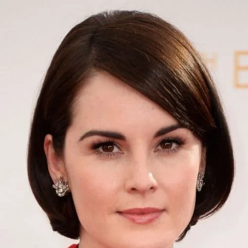 michelle dockery short haircuts for fine hair
