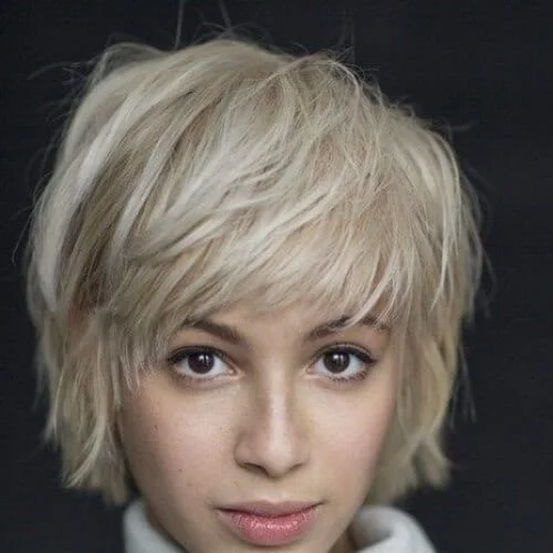 shaggy short haircuts for fine hair