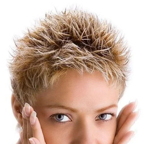 spikes short haircuts for fine hair