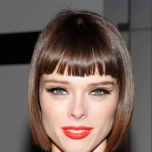 straight bob short haircuts for fine hair