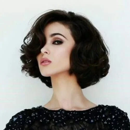 vinage curly bob haircuts for thick hair
