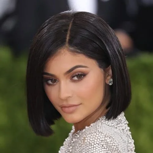 Kylie Jenner short haircuts for straight hair