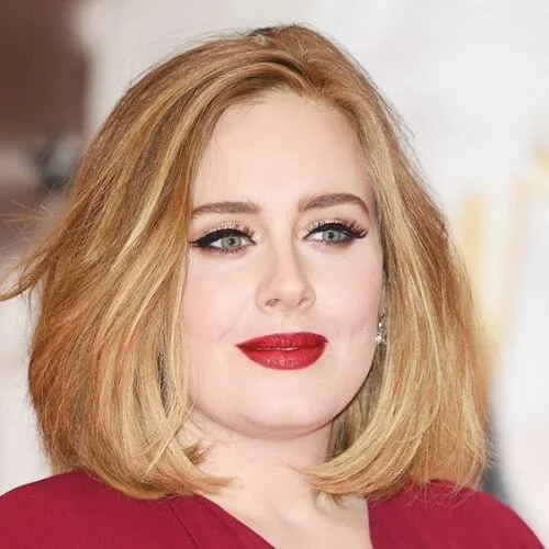 adele short haircuts for straight hair