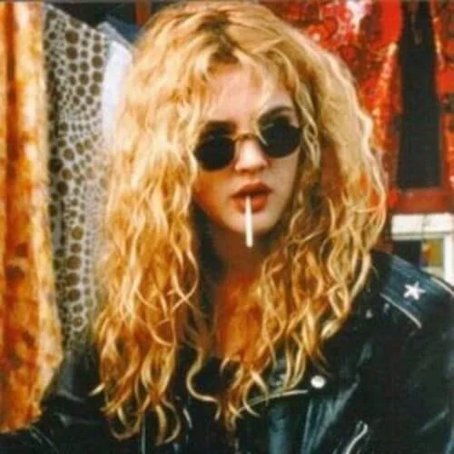 drew barrymore curly hair with bangs