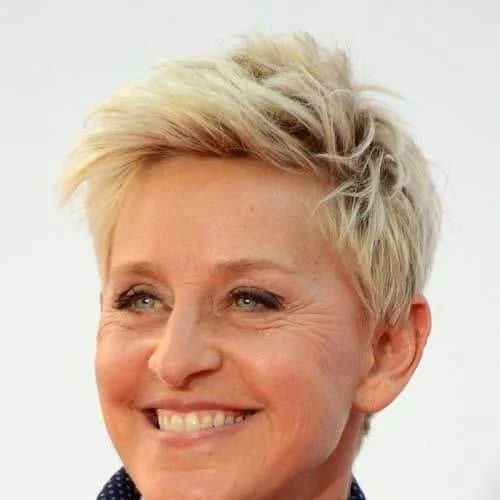 ellen short haircuts for straight hair