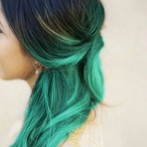 green hairstyles