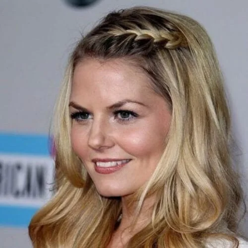 jennifer morrison braided bang hairstyles
