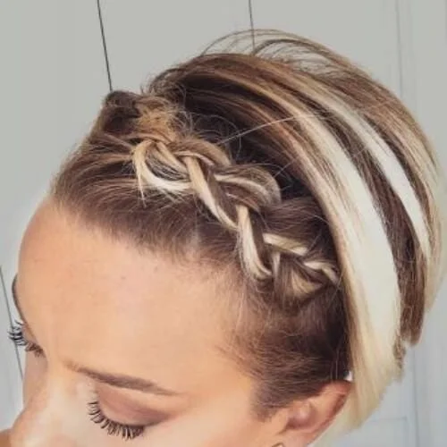 long pixie braided bang hairstyles
