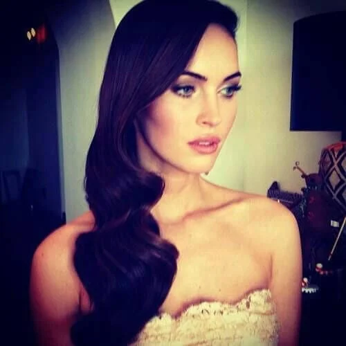 megan fox side hairstyles for prom